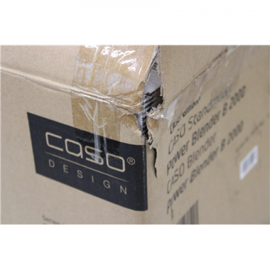 SALE OUT. Caso Power Blender | B 2000 | Tabletop | 2000 W | Jar material Tritan | Jar capacity 2 L | Ice crushing | Black | UNPACKED, SCRATCHED  SIDE  OF THE  GLASS CONTAINER, MISSING INNER PACKAGING