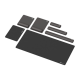 Fellowes Desk Mat | Breyta | 800 x 400 x 2.5 mm | Black