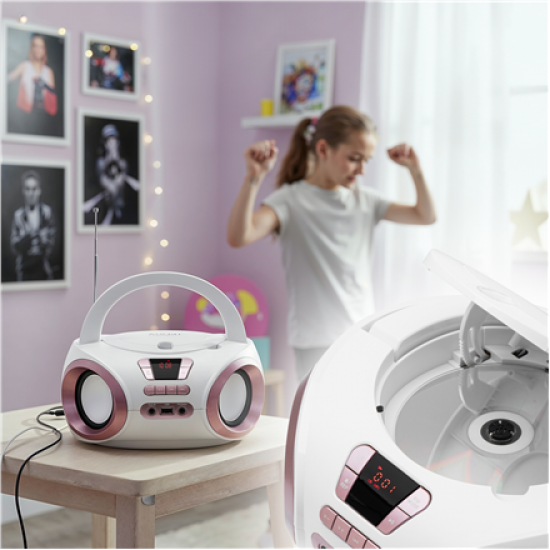 Adler | CD-MP3 Boombox | AD 1181 | Speakers | USB connectivity | FM