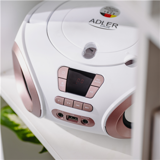 Adler | CD-MP3 Boombox | AD 1181 | Speakers | USB connectivity | FM