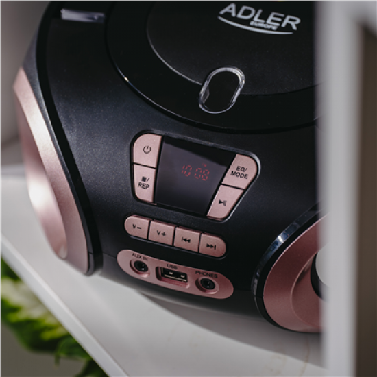 Adler | CD-MP3 Boombox | AD 1181 | Speakers | USB connectivity | FM