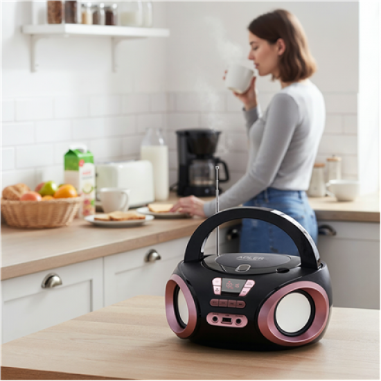 Adler | CD-MP3 Boombox | AD 1181 | Speakers | USB connectivity | FM