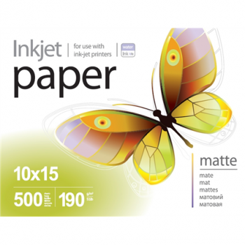 ColorWay PrintPro Photo Paper, 500 sheets | 190 g/m² | 10x15 | Matte