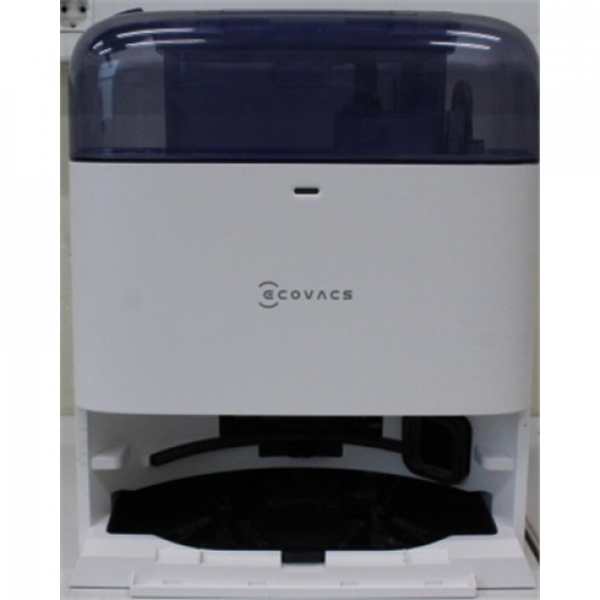 SALE OUT. Ecovacs DEEBOT mini Vacuum cleaner, Robot, Wet&Dry, ZeroTangle Technology, Agile Navigation, White/Blue + Auto-empty station | Ecovacs Robotic Vacuum Cleaner | DEEBOT mini BLUE | Wet&Dry | Li-ion | 3200 mAh | Dust capacity 1.8 L | 8000 Pa | Whit