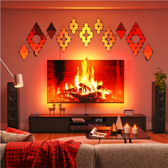 Nanoleaf 4D V2 TV Screen Mirror + Light Strips Kit (for TV & Monitor up to 65'') | 24 W | Multicolor RGB