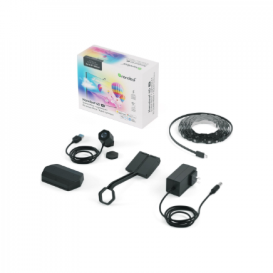 Nanoleaf 4D V2 TV Screen Mirror + Light Strips Kit (for TV & Monitor up to 65'') | 24 W | Multicolor RGB