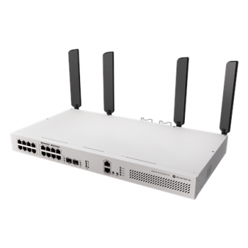 MikroTik Cloud Router Switch with RouterOS L5 Rackmount Case | CRS418-8P-8G-2S+5axQ2axQ-RM