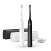 Philips Electric Toothbrush, Duo pack | HX7109/01 Sonicare Series 5300 | Rechargeable | For adults | Number of brush heads included 2 | Number of teeth brushing modes 1 | White/Black