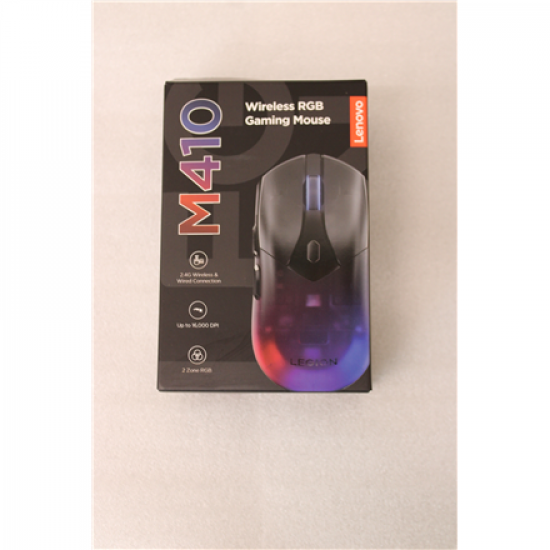SALE OUT. Lenovo Gaming Mouse | M410 RGB | Wireless | 2.4 GHz | UNPACKED, DAMAGED PACKAGING