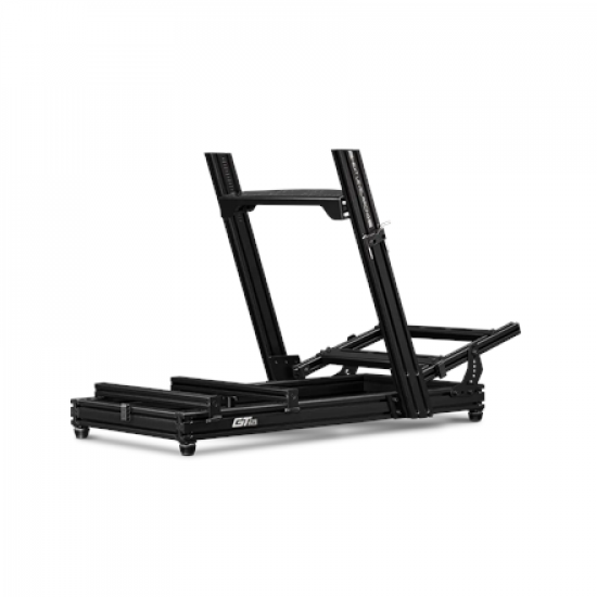 Next Level Racing Aluminium Simulator Cockpit, Wheel Plate Edition | GTElite Lite | Black