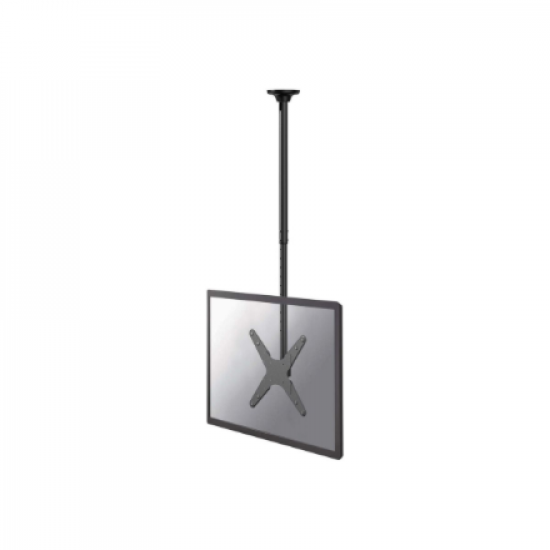 Neomounts Ceiling mount | FPMA-C340BLACK Monitor/TV mount ceiling screen | Adjustable Height, Rotate, Tilt, Swivel | 32-75 