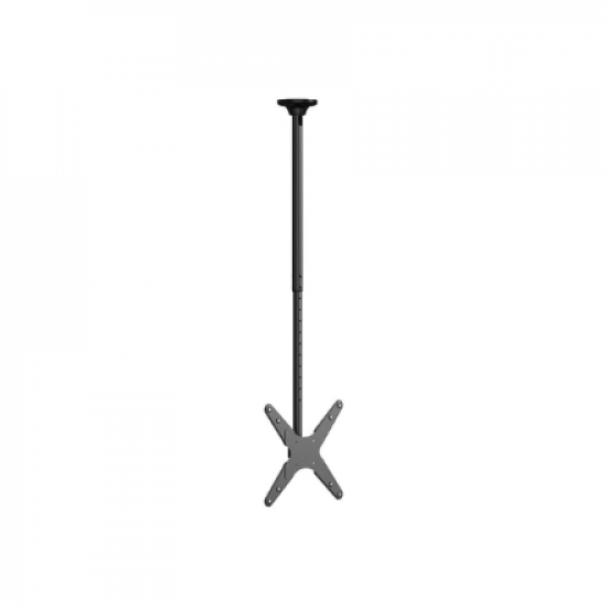 Neomounts Ceiling mount | FPMA-C340BLACK Monitor/TV mount ceiling screen | Adjustable Height, Rotate, Tilt, Swivel | 32-75 