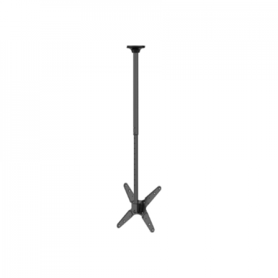 Neomounts Ceiling mount | FPMA-C340BLACK Monitor/TV mount ceiling screen | Adjustable Height, Rotate, Tilt, Swivel | 32-75 