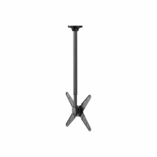 Neomounts Ceiling mount | FPMA-C340BLACK Monitor/TV mount ceiling screen | Adjustable Height, Rotate, Tilt, Swivel | 32-75 