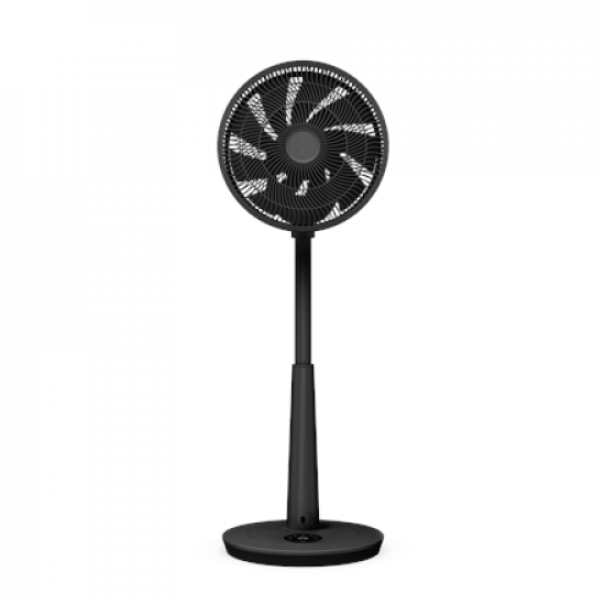 Duux Fan | Whisper 3 | Stand Fan | Black | Diameter 34 cm | Number of speeds 26 | Oscillation | 19 W | Remote control