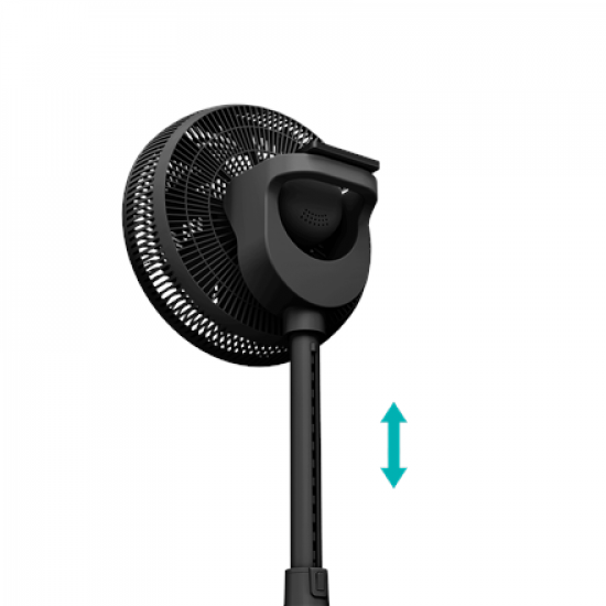 Duux Fan | Whisper 3 | Stand Fan | Black | Diameter 34 cm | Number of speeds 26 | Oscillation | 19 W | Remote control