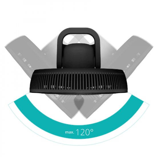 Duux Fan | Whisper 3 | Stand Fan | Black | Diameter 34 cm | Number of speeds 26 | Oscillation | 19 W | Remote control