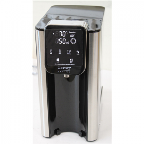 SALE OUT. Caso Turbo Hot Water Dispenser | Hot 7 | Water Dispenser | 2200-2600 W | 2.7 L | Plastic/Stainless Steel | Black/Stainless Steel | DAMAGED PACKAGING, BROKEN INER PACKAGING, DAMAGED GLASS CONTAINER