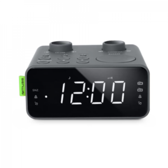 Muse Dual Alarm Clock Radio | M-17 LG | Alarm function | AUX in