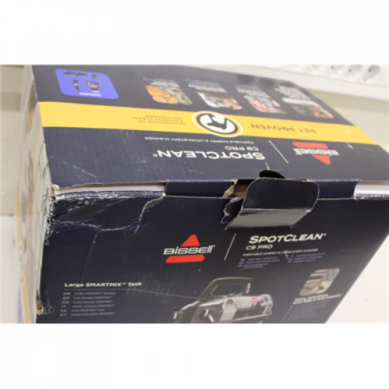 SALE OUT. SALE OUT. Bissell | Portable Carpet and Upholstery Cleaner | SpotClean C9 Pro | Corded operating | Washing function | 400 W | 20 month(s) | DAMAGED PACKAGING