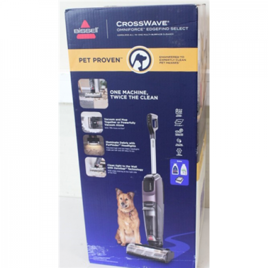 SALE OUT. | Bissell All-in One Multi-Surface Cleaner | CrossWave OmniForce EdgeFind Select | Cordless operating | Washing function | 25.9 V | Operating time (max) 45 min | Black/Silver | Warranty 24 month(s) | DAMAGED PACKAGING