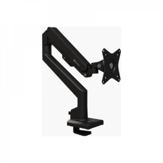 Arozzi Desk Mount | Neo Single - Gas Spring Monitor Arm AZ-ALZARE-NEO-BK | Tilt, Swivel, Rotation | Maximum weight (capacity) 9 kg | Black