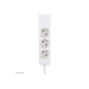 Neomounts | Desk socket with clamp and USB-C and USB-A ports - Quick charge | DS22-840WH6 | White