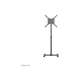 Neomounts Floor stand | NS-FS100BLACK | Height adjustment, Tilt, Rotate | 10-55 