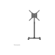Neomounts Floor stand | NS-FS100BLACK | Height adjustment, Tilt, Rotate | 10-55 