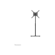 Neomounts Floor stand | NS-FS100BLACK | Height adjustment, Tilt, Rotate | 10-55 