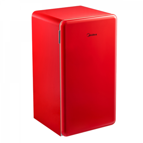 Midea Refrigerator | MDRD142SLE32 | Energy efficiency class E | Free standing | Larder | Height 83.5 cm | Fridge net capacity 93 L | 41 dB | Red
