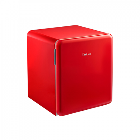 Midea Refrigerator | MDRD86SLE32 | Energy efficiency class E | Free standing | Larder | Height 50 cm | Fridge net capacity 47 L | 41 dB | Red
