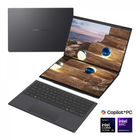 ASUS Zenbook Duo UX8407AA-SN094X | Asus Zenbook Duo UX8407AA-SN094X | Moher Gray | 14 