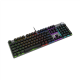 MSI FORGE GK320 RED US | Gaming keyboard | Wired | US | Mechanical RED Switches
