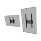 Neomounts Wall mount | WL35S-950BL19 | Tilt, Height adjustment, Width adjustment, Rotate | 55-115 
