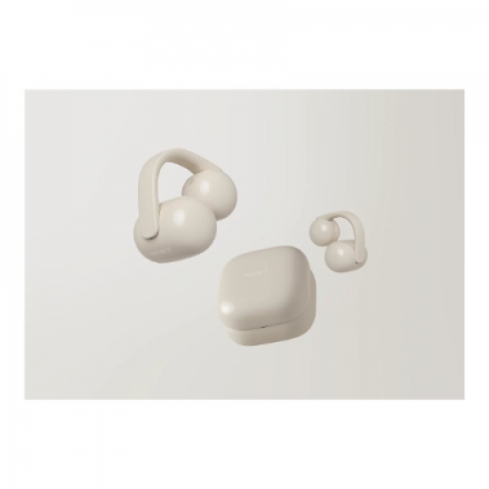 Sony | Earbuds | LinkBuds WF-LC900 Clip | Bluetooth | Open-Ear | Wireless | Greige