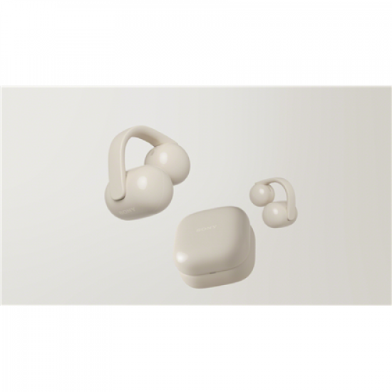 Sony | Earbuds | LinkBuds WF-LC900 Clip | Bluetooth | Open-Ear | Wireless | Greige
