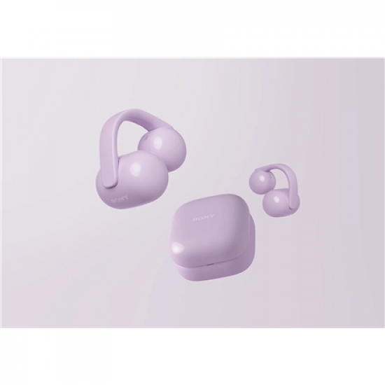 Sony | Earbuds | LinkBuds WF-LC900 Clip | Bluetooth | Open-Ear | Wireless | Lavender