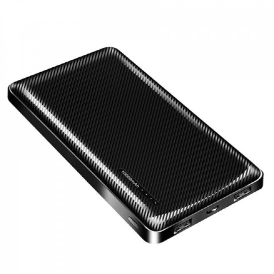 Logilink Power bank, Li-Po, 2x USB-A, USB-C | PA0316 | 10000 mAh | Black