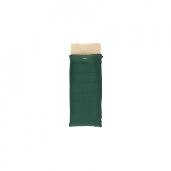 Outwell Contour Prime Green Sleeping Bag - Left zipper