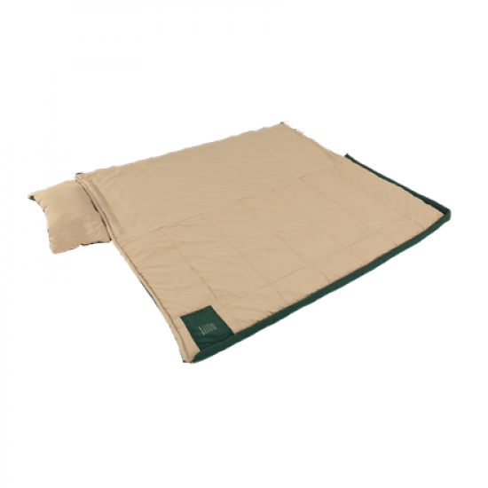Outwell Contour Prime Green | Sleeping Bag | 220 x 85 cm | -13 to 16 °C | Right Zipper