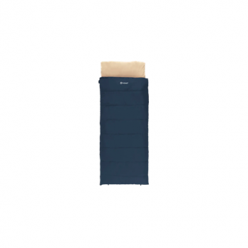 Outwell Contour Lux Deep Blue | Sleeping Bag | 220 x 85 cm | -19 to 15 °C | Right Zipper