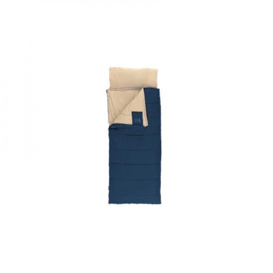 Outwell Contour Lux Deep Blue | Sleeping Bag | 220 x 85 cm | -19 to 15 °C | Right Zipper