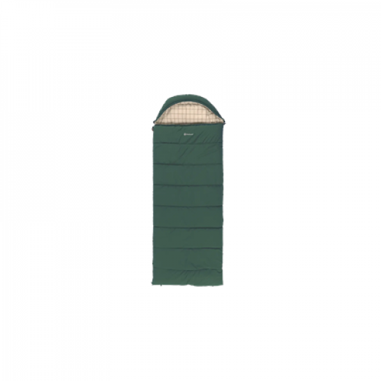 Outwell Camper Prime Green | Sleeping Bag | 235 x 90 cm | -15 to 5 °C | Right Zipper