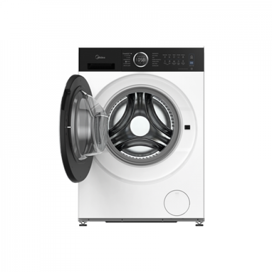 Midea Washing Machine | MF205W80BA30/W-BK | Energy efficiency class A | Front loading | Washing capacity 8 kg | 1400 RPM | Depth 49 cm | Width 60 cm | Display | LED | White