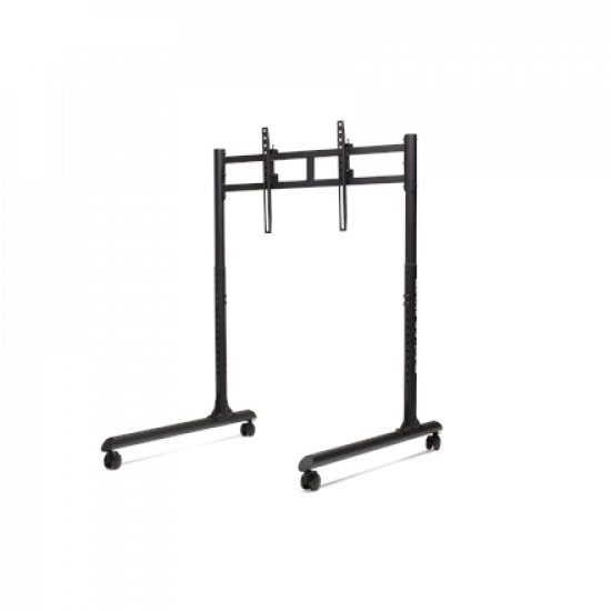 Next Level Racing Floor stand | Round Tube Freestanding Single Monitor Stand | Up to 65 