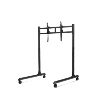Next Level Racing Floor stand | Round Tube Freestanding Single Monitor Stand | Up to 65 