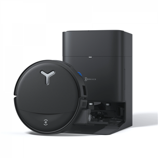Ecovacs Robotic Vacuum Cleaner | DEEBOT T80S OMNI BLACK | Wet&Dry | 6400 mAh | 24800 Pa | Black