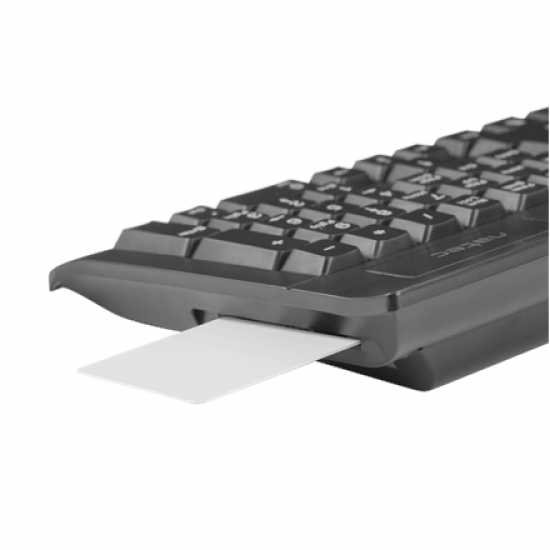 Natec | Moray | Keyboard with Smart ID card reader | Wired | US | Black