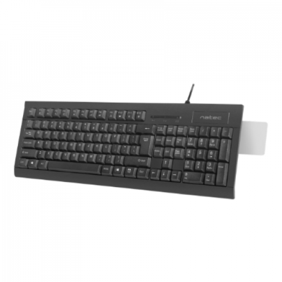Natec | Moray | Keyboard with Smart ID card reader | Wired | US | Black